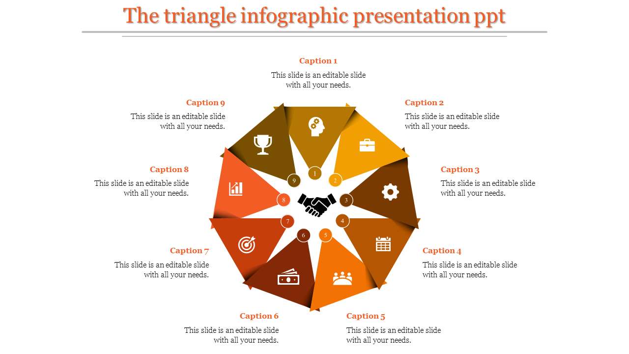infographic presentation ppt-The triangle infographic presentation ppt-Orange